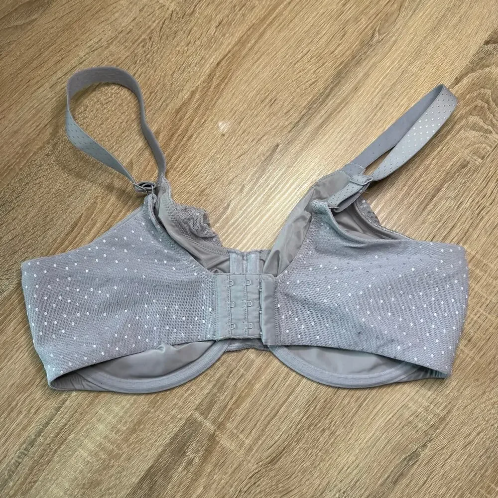 Wacoal Back Appeal UW Seamless Full Coverage Bra 855303 womens sky blue 34G
